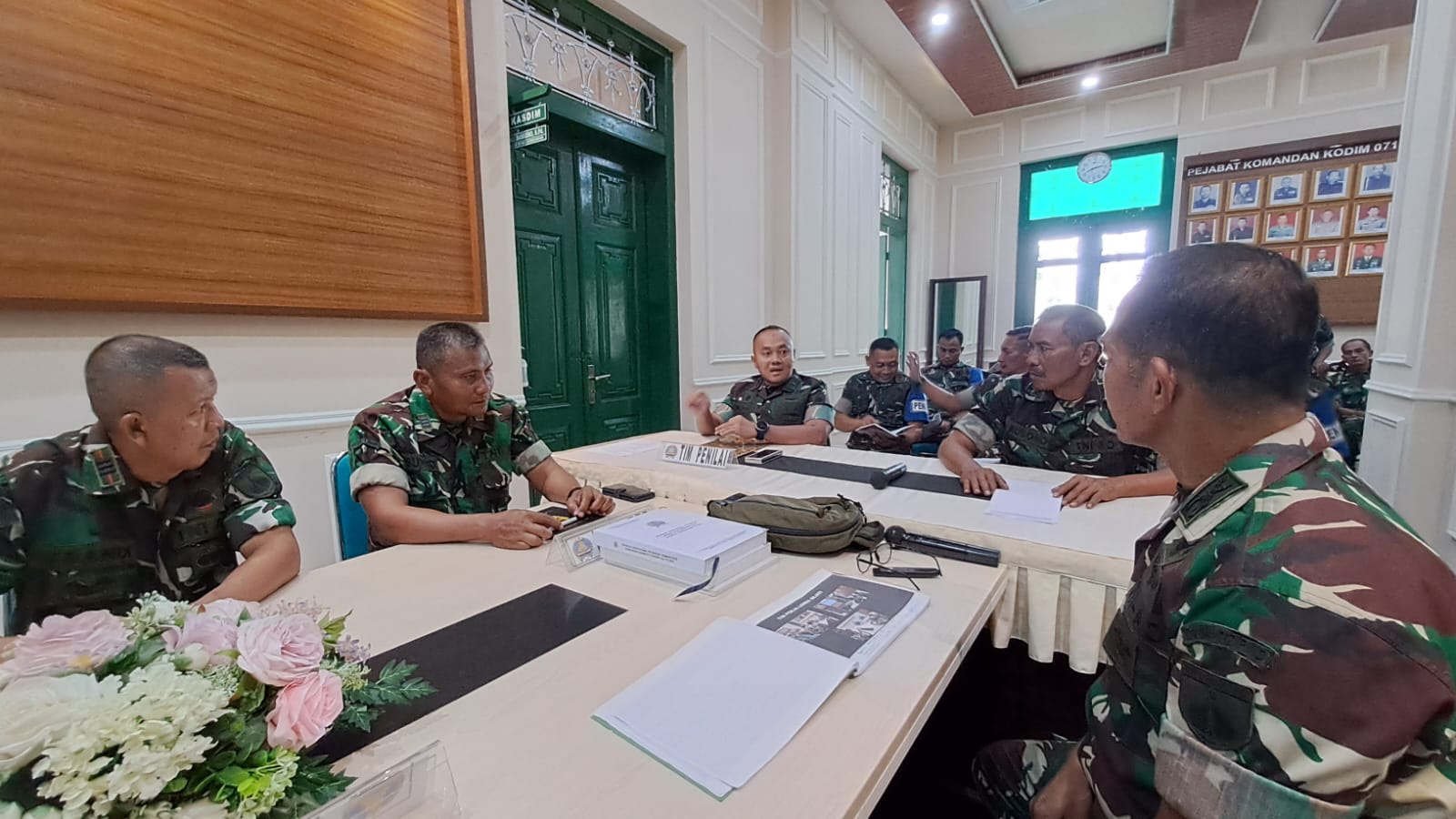Penilaian Lomba Sejati Tingkat Korem,  Letkol Kav Indarto Datangi Kodim 0717/Grobogan 
